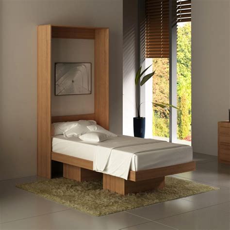 Cama Articulada Vertical Compacta Solteiro Quarto Nichos Prateleiras