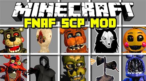 Minecraft Scp Fnaf Mod Scp Five Nights At Freddy S Minecraft