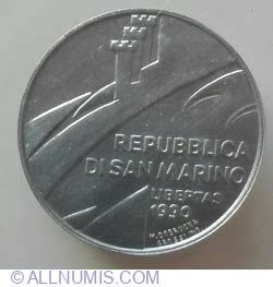 1 Lira 1990 R 1600 Years Of History Republic 1901 Present