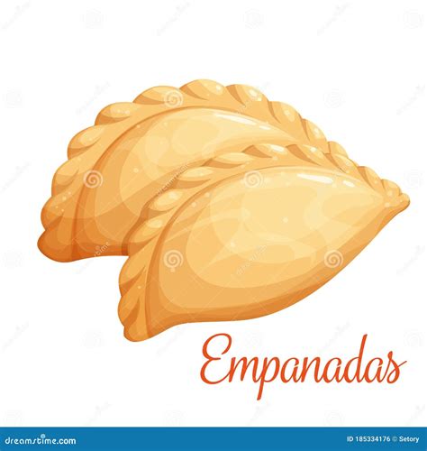 Empanadas Or Fried Pie Stock Vector Illustration Of Mexico 185334176