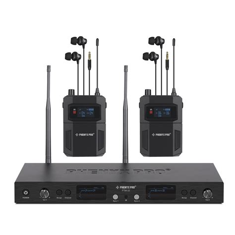 Phenyx Pro Wireless In Ear Monitor System Quad Channel Wireless IEM