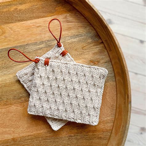 CROCHET PATTERN Potholder Potholders Hot Pad Modern Crochet Etsy