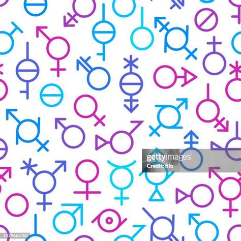 Seamless Gender Symbols Background Pattern High Res Vector Graphic