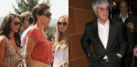 Combo con las imágenes de Slavica Radic y su exmarido Bernie Ecclestone