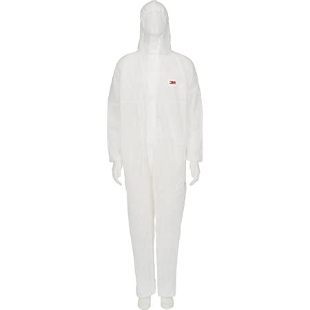 Microsafe Xxxl Xl White Boiler Suit Disposable Coverall Cat Type