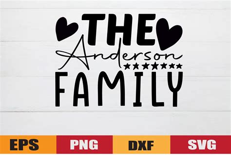 The Anderson Family Graphic by Design_Store22 · Creative Fabrica