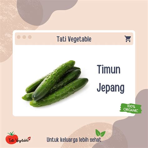 Jual Timun Jepang Kyuri 500 Gr 600 Gr Tati Vegetable Sayuran