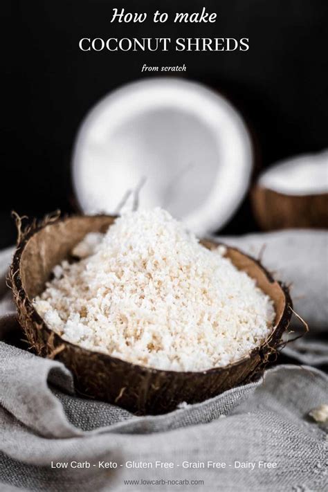 How To Make Shredded Coconut From Scratch? - Low Carb No Carb