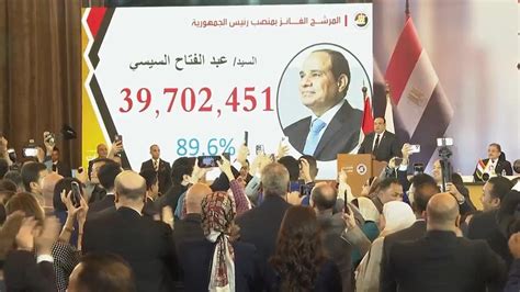 Egyptian President El Sissi Comfortably Wins Reelection For Third Term