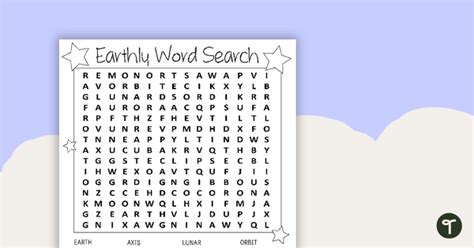 Word Searches For Teachers Teach Starter