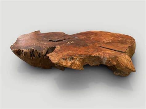 Sculptural Teak Coffee Table M Andrianna Shamaris