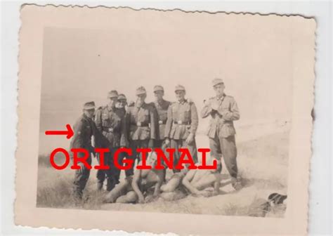 FOTO GEBIRGSJÄGER EDELWEISS Ärmelabzeichen Jüngling halb nackt nude Gay Feldmütze EUR