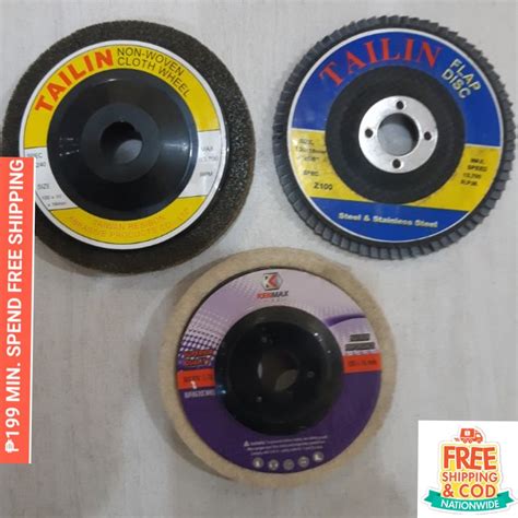 Tailin Stainless Buffing Disc Longlasting Heavy Duty Set Shopee