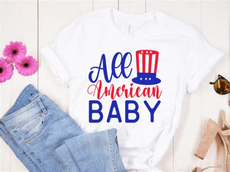 All American Baby SVG Design 4th Of July SVG Bundle July 4th SVG