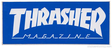 Thrasher Logo: Blue & White – Skate and Annoy Galleries