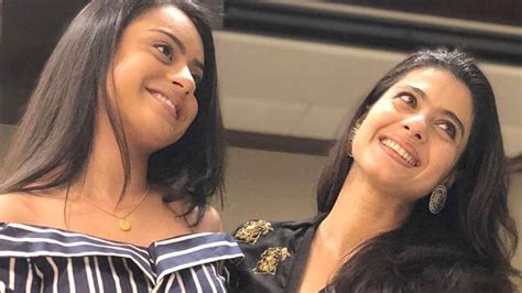 Kajol Lookalike Daughter Nysa Devgan Pose Together In Stunning New