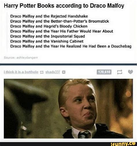 Harry Potter Books according to Draco Malfoy Draco Malfoy and the ...