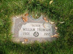 William Robert Thomson M Morial Find A Grave