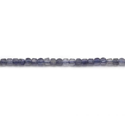 Cordiérite Iolite Perle pierre naturelle Fabrication de bijoux