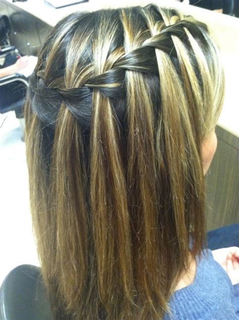 Waterfall Braid Hairstyles Weekly