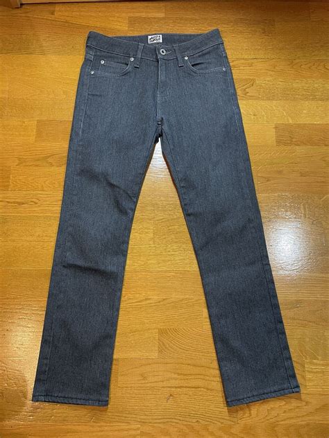 Mens Naked Famous Skinny Guy Denim Actual Size 28X Gem