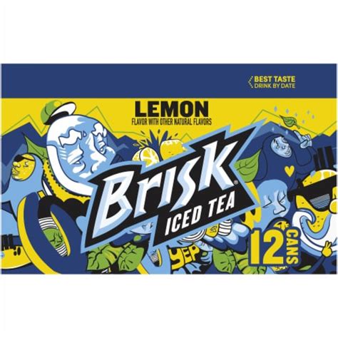 Brisk Lemon Iced Tea 12 Cans 12 Fl Oz Kroger