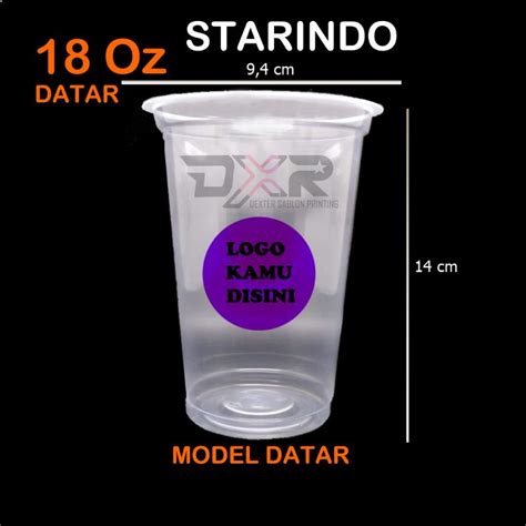 Jual Sablon Gelas Cup 18 Oz DATAR STARINDO 8 Gram Shopee Indonesia