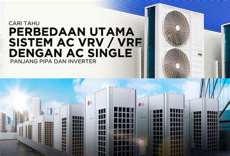 PERBEDAAN UTAMA SISTEM AC VRV VRF DENGAN AC SINGLE SPLIT