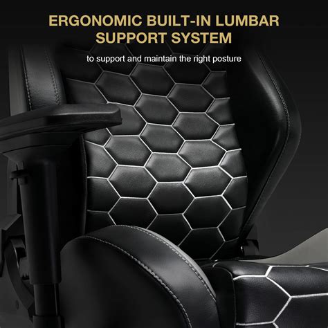 Gtracing Gaming Chair Ergonomic Heavy Duty Computer Desk Chair With 4d