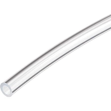 Uxcell PVC Clear Vinyl Tubing 6mm 1 4 X 8mm 5 16 Plastic Tube