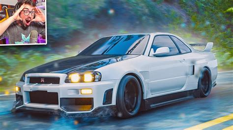 Tuneando Un Nissan Skyline Gtr R34 En The Crew Motorfest 😍 Youtube