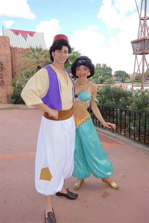 Aladdin And Jasmine At Morocco In Epcot