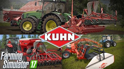 Farming Simulator 17 DLC KUHN Prezentacja Nowe Maszyny Przebudowa