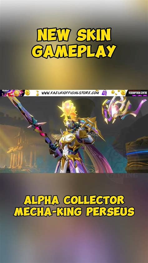 Alpha Collector Mecha King Perseus New Skin Gameplay Shorts