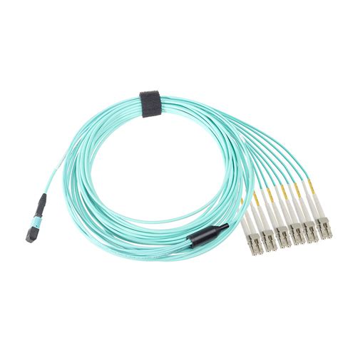 MPO To 6X LC Dulplex Om3 B 12 Fibers Multi Mode Breakout Cable China