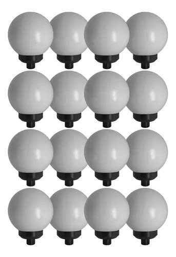 Globo Pl Stico Poste X Leitoso Base Kit Pcs Frete Gr Tis