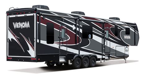 2017 Venom V3911tk Luxury Fifth Wheel Toy Hauler Kz Rv