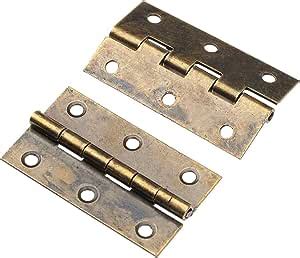 Door Hinges Pcs Bronze Furniture Cabinet Drawer Door Butt Hinge