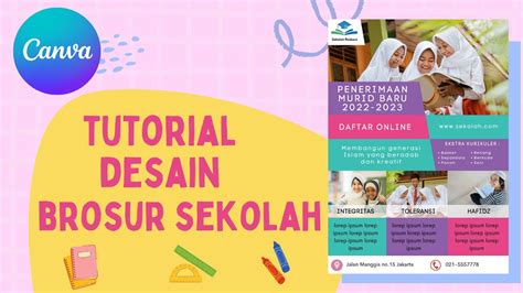 Cara Membuat Spanduk Penerimaan Siswa Baru Ppdb Di Canva Youtube The