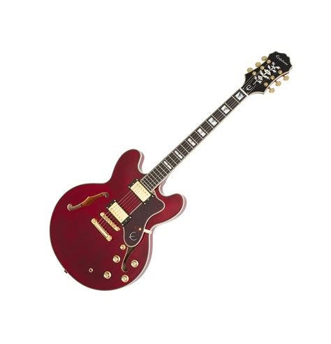 Epiphone Sheraton Ii Pro Semi Hollow Electric Guitar Wine Red