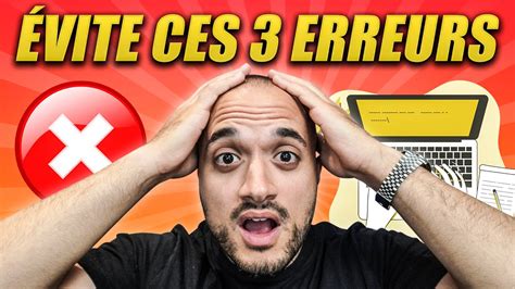 Ces 3 ERREURS qui t empêchent de réussir en Copywriting YouTube