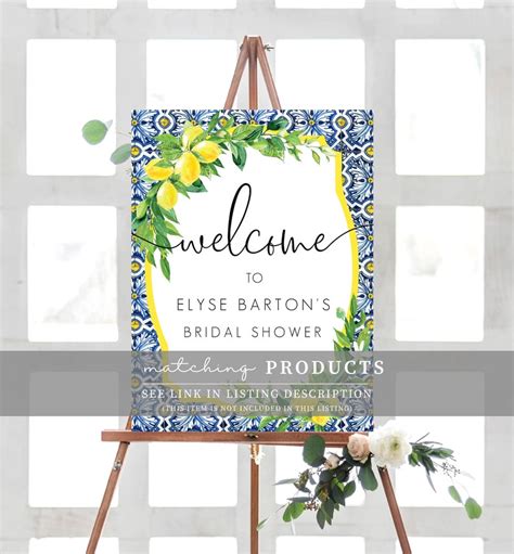 Match The Movie Love Quotes Bridal Shower Game Positano Blue Etsy