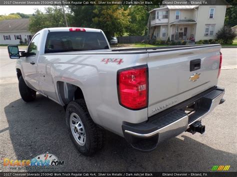 2017 Chevrolet Silverado 2500hd Work Truck Regular Cab 4x4 Silver Ice