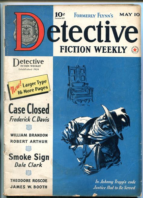 Detective Fiction Weekly Pulp May 10 1941 Electric Chair Cover Vg