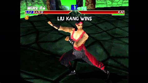 Mortal Kombat 4 Playstation Arcade As Liu Kang Youtube