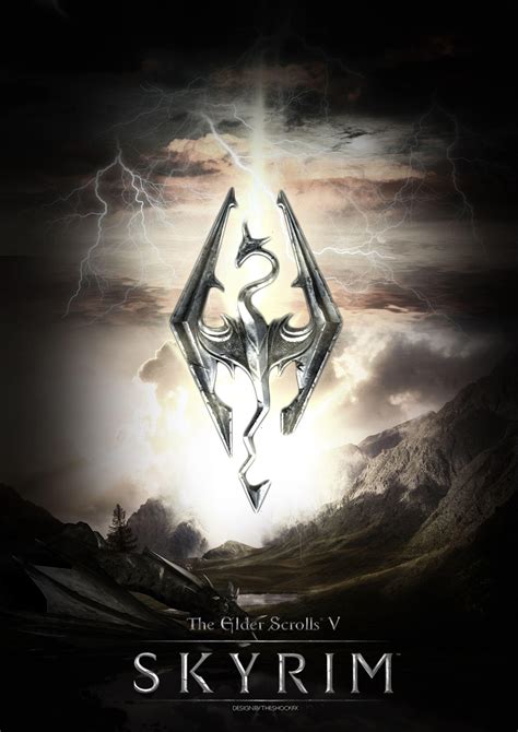 Skyrim Logo Wallpapers Top Free Skyrim Logo Backgrounds Wallpaperaccess