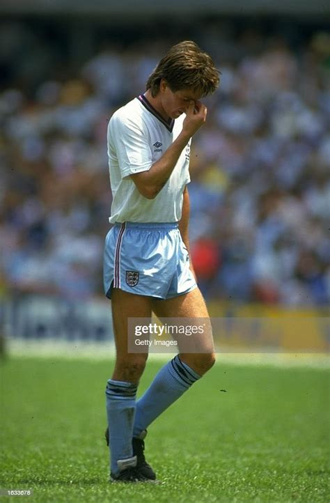 Terry Fenwick Of England Hangs His Head In Disbelief After The World