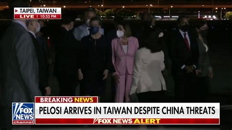 Pelosi Arrives In Taiwan For Controversial Visit Fox News Video