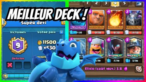 Super Défi Avec Le Meilleur Deck Electro Dragon Youtube