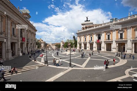 Piazza del campidoglio, rome hi-res stock photography and images - Alamy